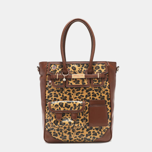 Nicole Lee USA Leopard Large Tote Bag